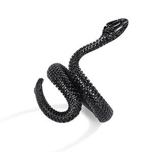 Black Vintage Snake Ring
